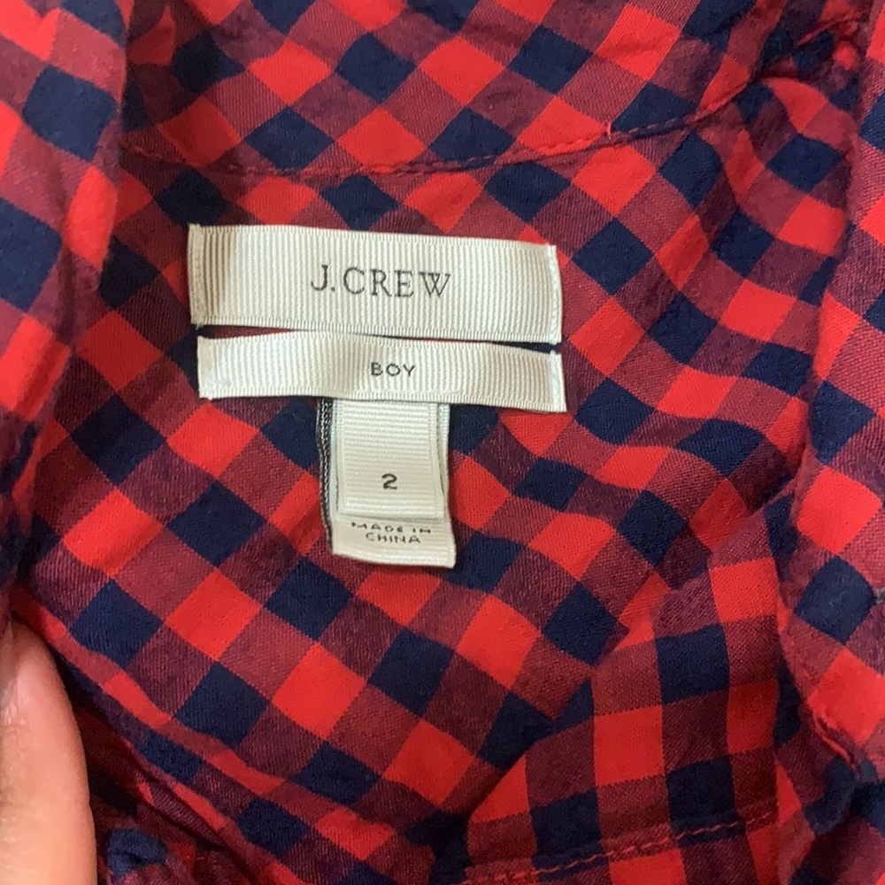 Jcrew Gingham Button Up - image 3